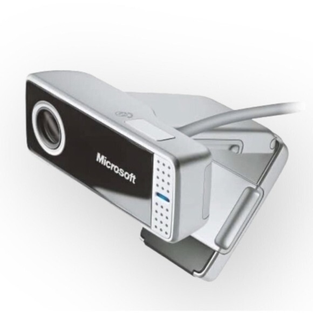 Microsoft LifeCam VX-7000 Webcam Silver Video Photo Monitor Camera USB Used
